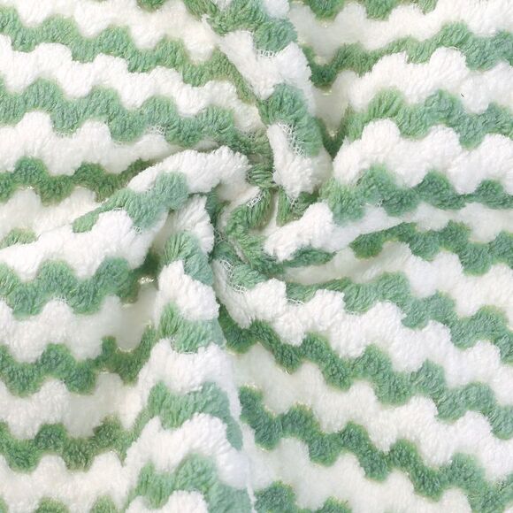 12 Pack Absorbent Reusable and Washable Clean Cloth 12" x 12" Green - Picture 2 of 6